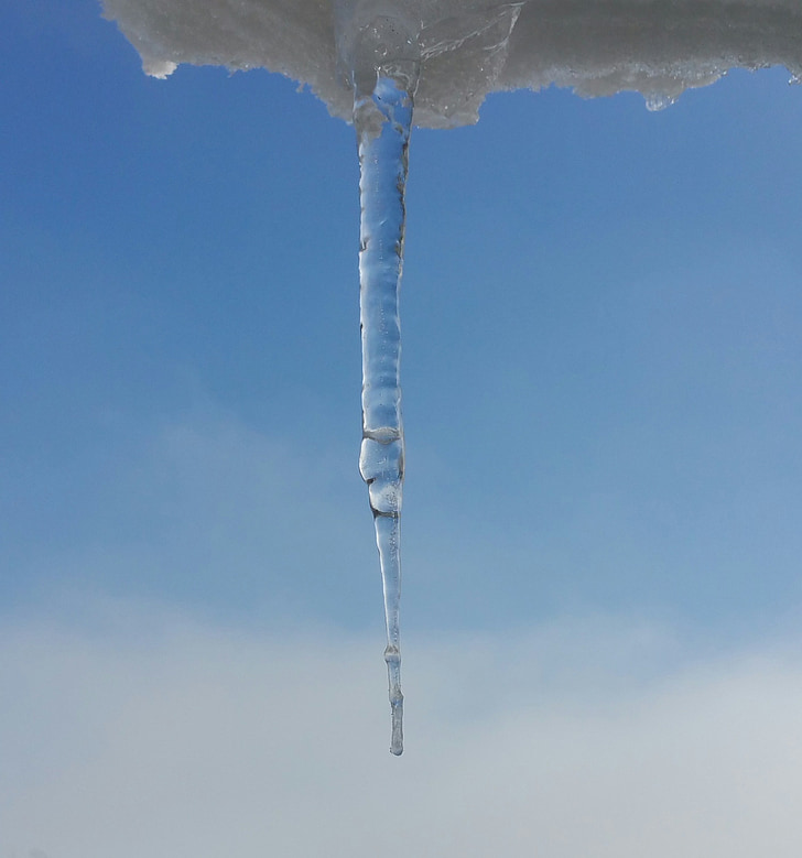 icicle, winter, snow, ice, frozen, sky, background