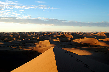 모로코, 아프리카, 사막, marroc, 모래, soledad, 평화로운