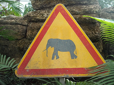 zīme, briesmas, dzīvnieki