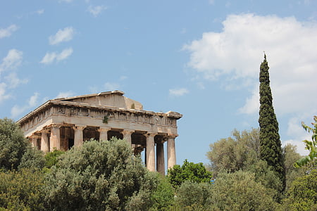 greece, greek, temple, athens, hephaestus, ancient, architecture
