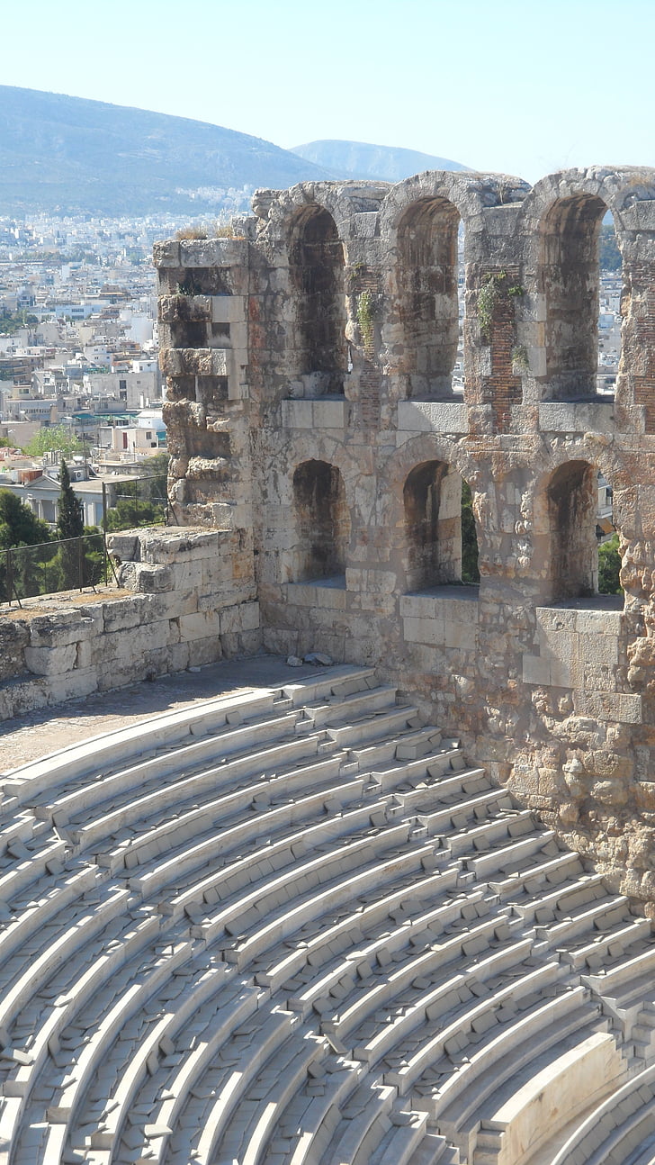 Grècia, Partenó, Atenes, restes, punt de referència, vell