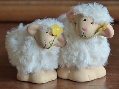 sheep, schäfchen, schäfle, decoration, easter, easter designs, spring