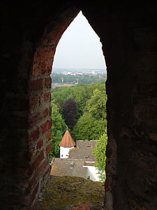 slott, fönster, resor slott, Günzburg
