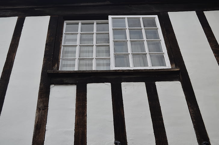jendela, dinding, latar belakang, arsitektur, Inggris, Raya