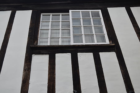 fenêtre de, mur, arrière-plan, architecture, Unie, Royaume