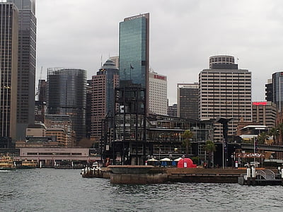 Sydney, Circular quay, sydney, kohti, huvipakkuva koha, hoone, Vaatamisväärsused, kuulus