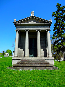 crouse, Syracuse, New york, mauzolejs, kapos, apbedījumu, kaps