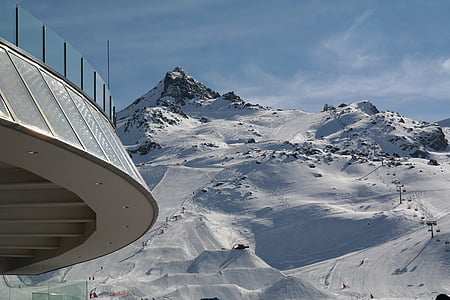 Ischgl, khu trượt tuyết, Trượt tuyết, Trượt tuyết, Ski resort, con người, trắng