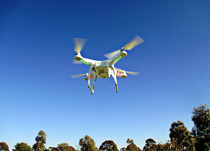 Drone, helikoptrar, fjärrkontroll, antenn, kontroll, teknik, obemannade