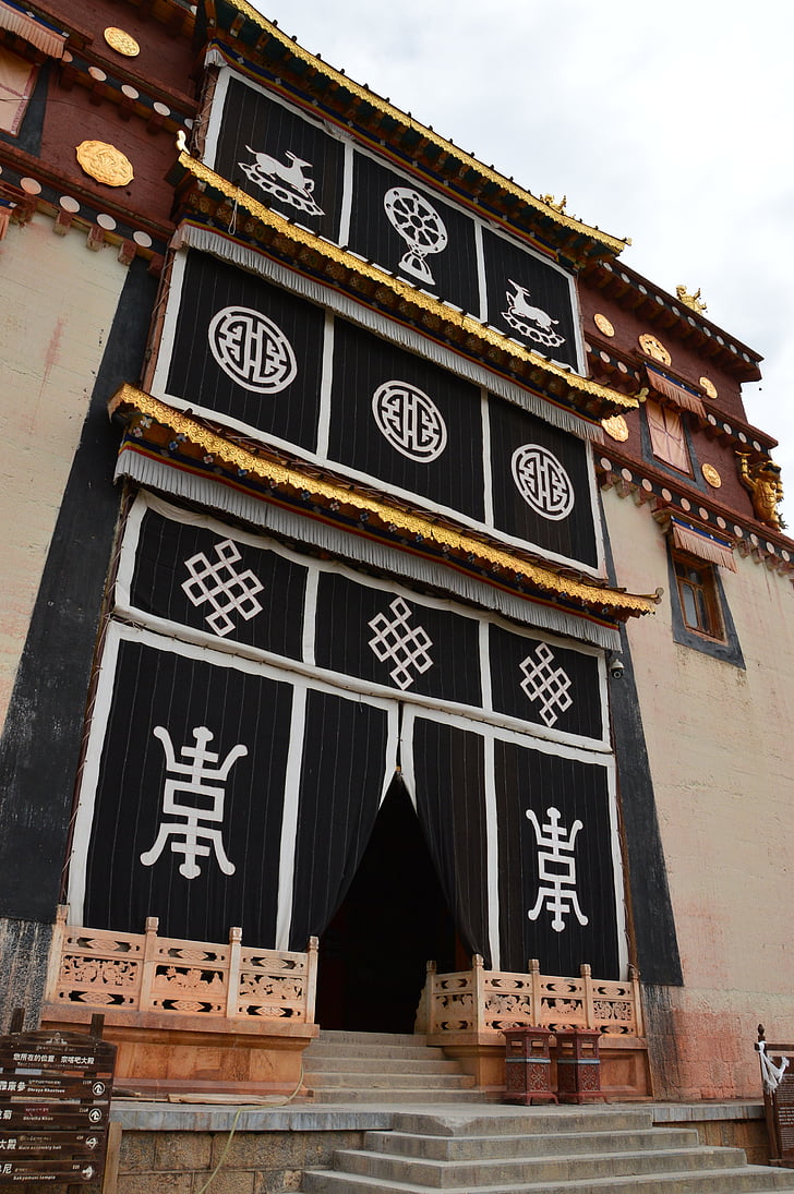 în provincia yunnan, Templul, tibetană