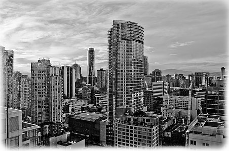 Vancouver, City, Vancouver downtown, Kanada, matkustaa, arkkitehtuuri, kaupungin linja