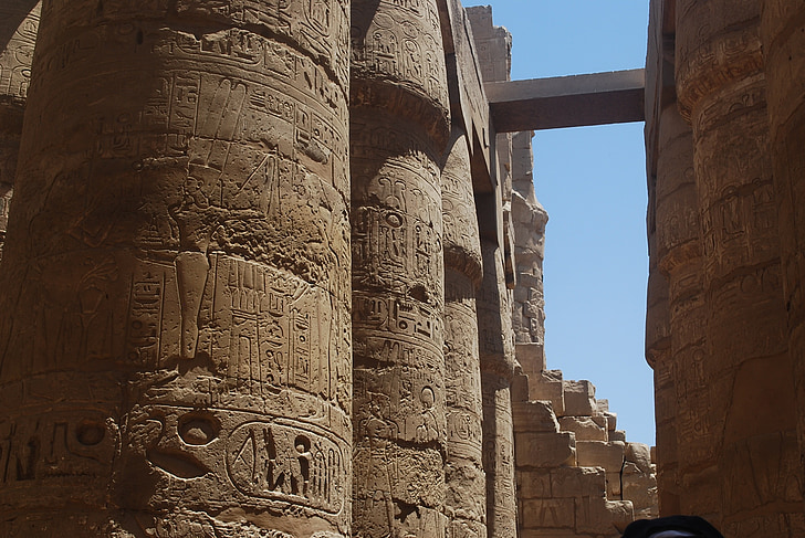 Egypt, sloupec, chrám