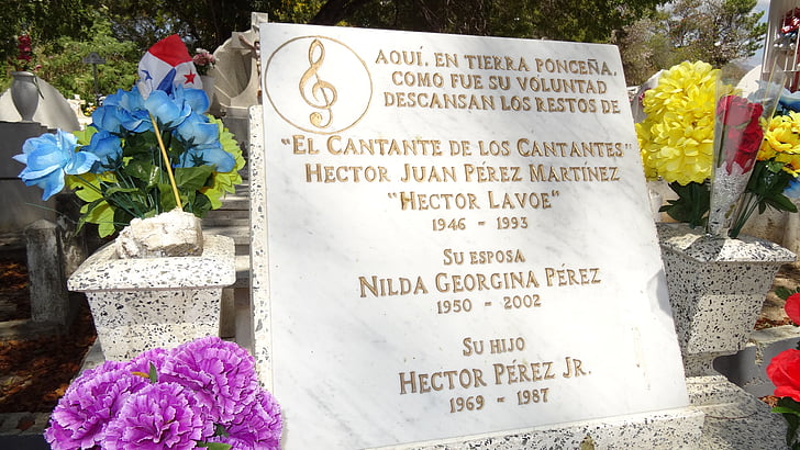 Tomb, Hector lavoe, Pantheon