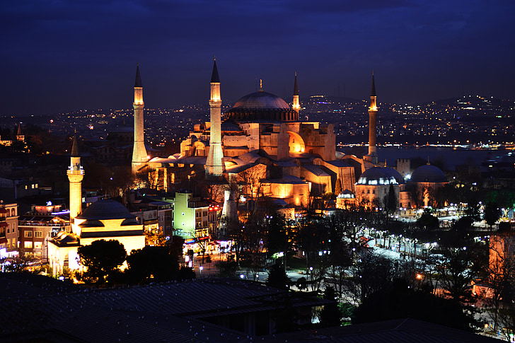 Hagia Sophia, Cami, Nacht