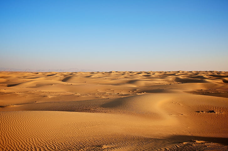 landscape, desert, clear, viewsand, yellow, dry, hot