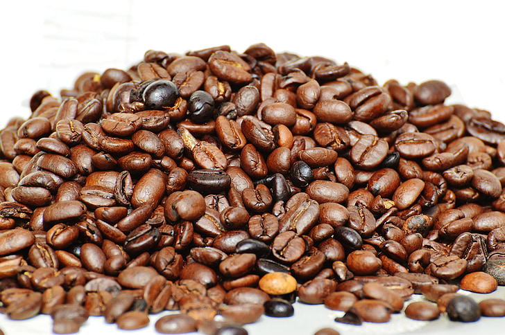 káva, kávové zrná, kaviareň, pečené, Kofeín, hnedá, aróma