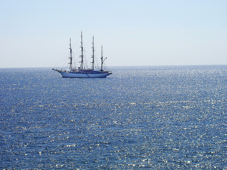 Ocean, båt, fartyg, tradition, havet, segling, Yacht