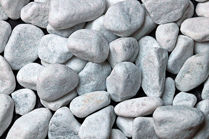 fons, textura, pedres, blanc, pedres blanques, còdols, Roca - objecte