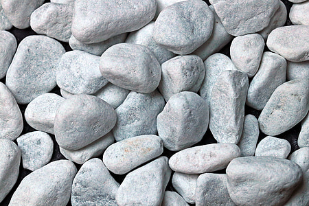background, texture, stones, white, white stones, pebble, rock - Object