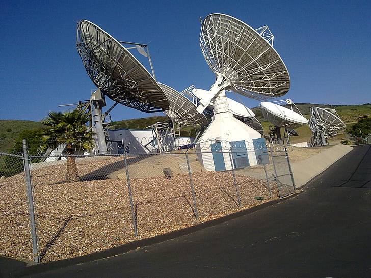 ăng-ten, Ground station, satelit