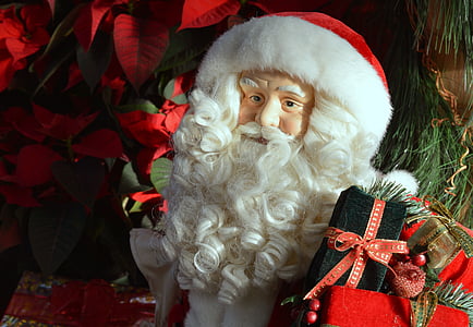 ซานตาคลอส, คริสมาสต์, นำเสนอ, ของขวัญ, ฤดูหนาว, คริสต์มาส, ฮอลิเดย์