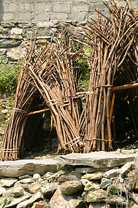 木材, スタック, 火, 薪, holzstapel, 積み上げ, 木の杭