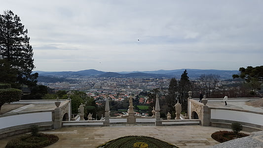 vista, Sameiro, Braga, architettura, posto famoso