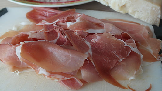 prosciutto, prosciutto di Parma, crudo, affumicato, mangiare, cibo, delizioso