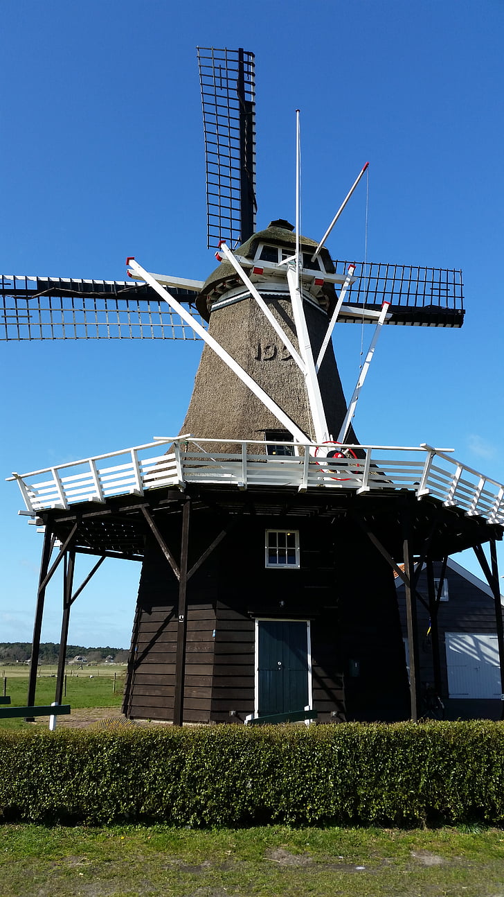 Molí de vent, Holanda, Molí de vent holandès