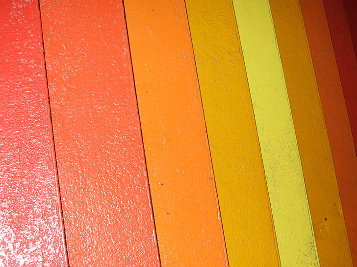 trappor, Orange, varma färger, bakgrunder, mönster, trä - material, material