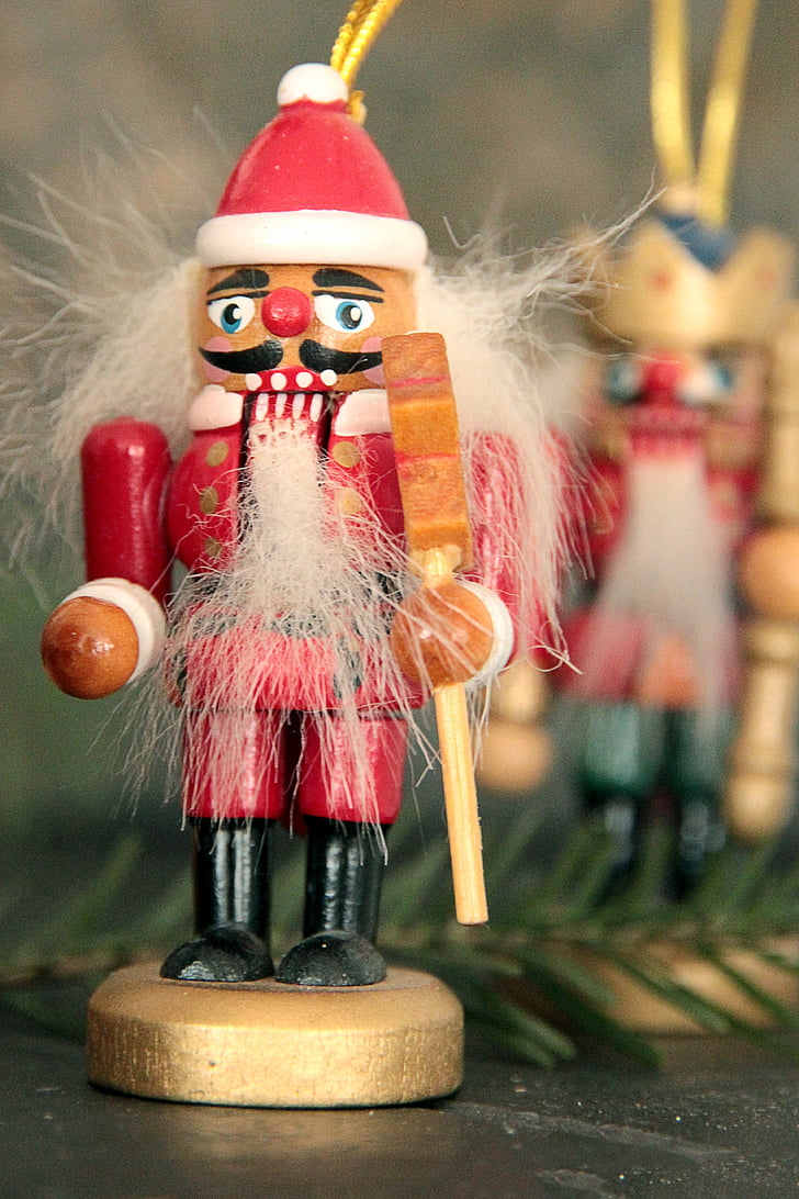 Nøtteknekkeren, Christmas, Bruk, dekorasjon, Erzgebirge, figur, holzfigur