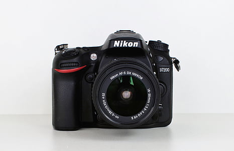 kaamera, Nikon, Nikon 7200, vana kaamera, fotoaparaat, foto, välklamp