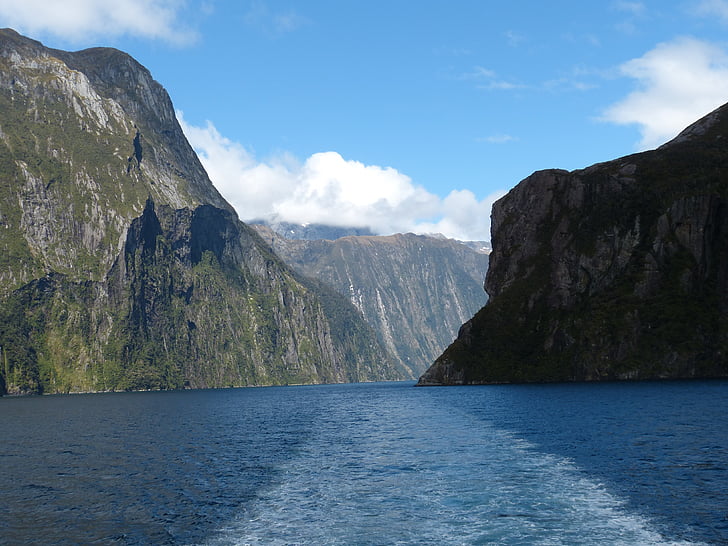 Milford, suono, Nuova Zelanda, paesaggio, gola, natura, Isola del sud