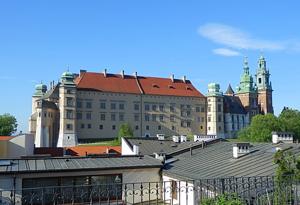 Wawel, arkitektur, Kraków, Castle, historie, domkirken, tårne