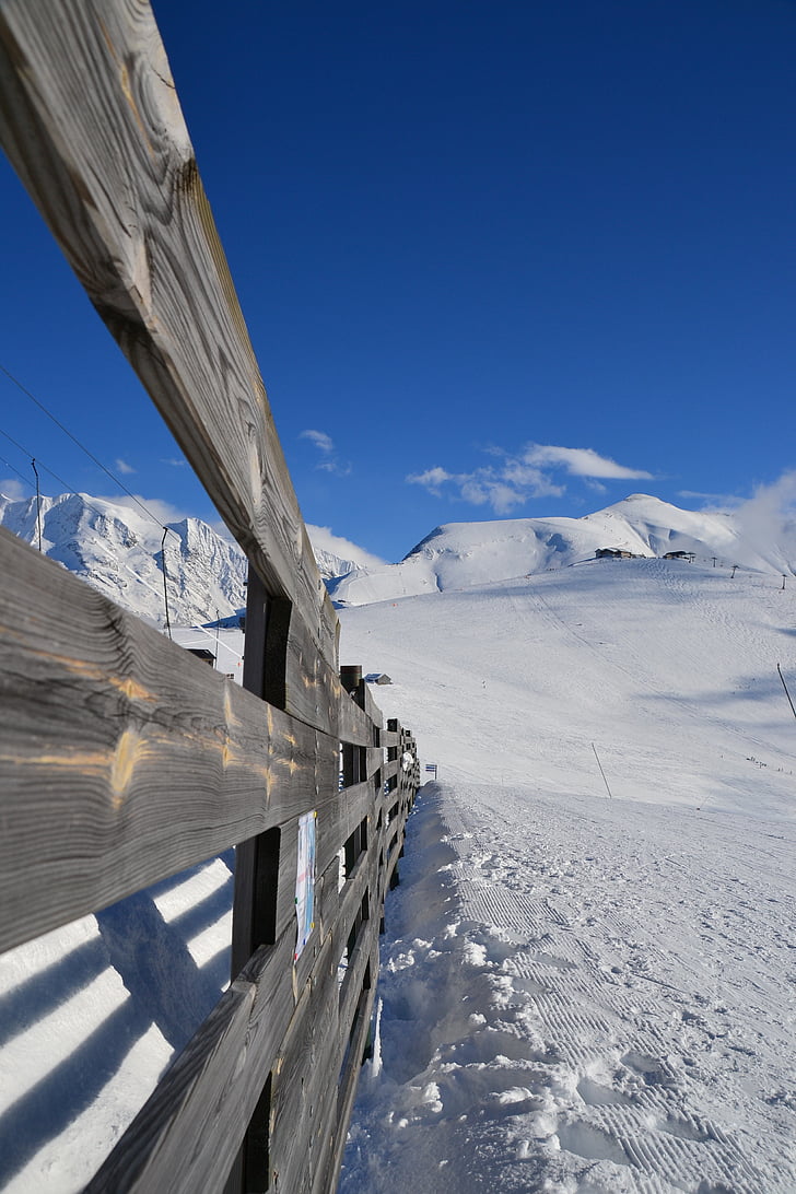 Ski, Alpen, salju, musim dingin, Gunung, pemandangan, Panorama