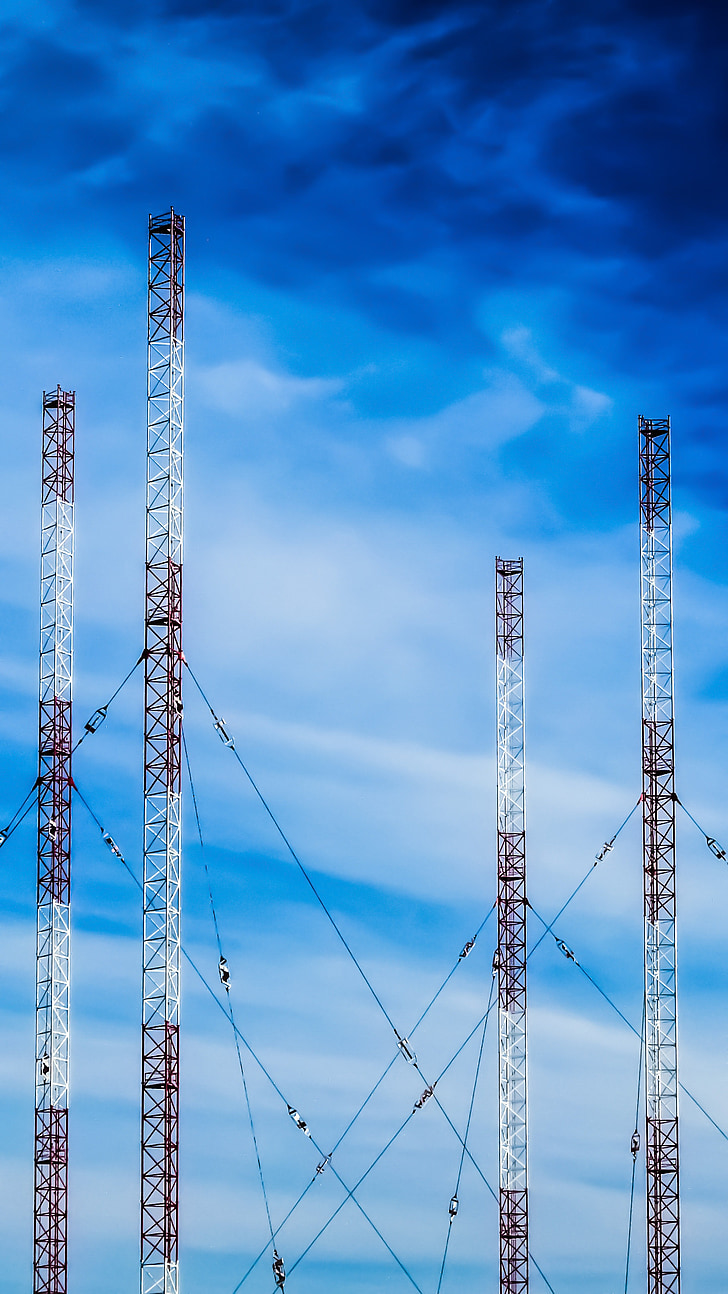 antennes, communication, Telecommunication, radiodiffusion, technologie