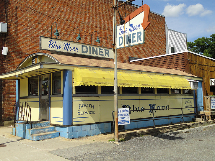 Gardner, Massachusetts, Diner, Restauracja, Classic, Vintage, punkt orientacyjny