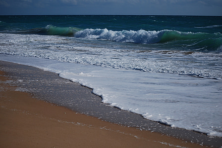 beach, sea, cadiz, edge of the sea, sand, water, sea foam