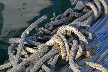 rope, dew, web, knitting, nautical, ship traffic jams, strand