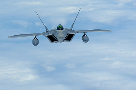 military raptor, f-22, jet, airplane, plane, fighter, flying