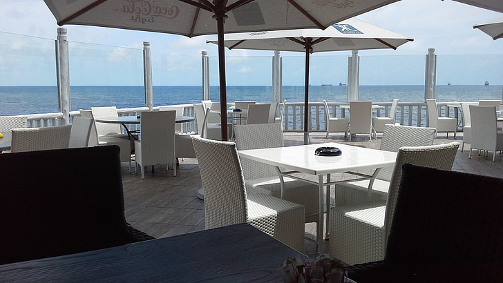 Mar, penya-segat, cafeteria, terrassa