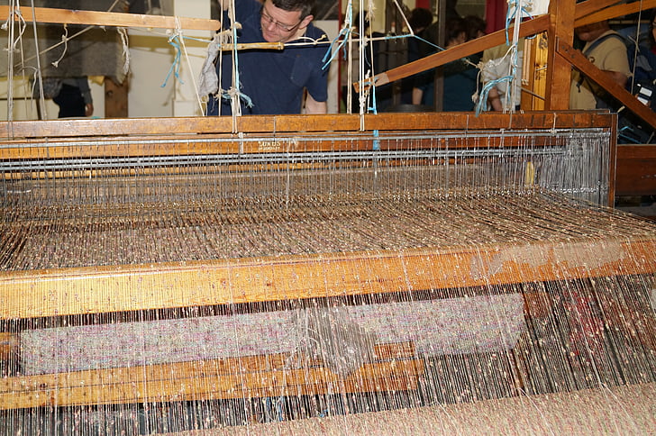 menenun, tenun, alat tenun, tekstil, buatan tangan, kerajinan, Vintage