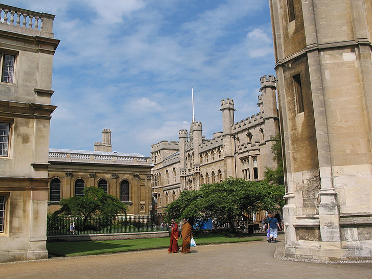 perguruan tinggi, Cambridge, Universitas, arsitektur, bangunan, kampus, Landmark