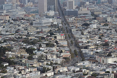 city, road, main street, san francisco, cityscape, urban, view
