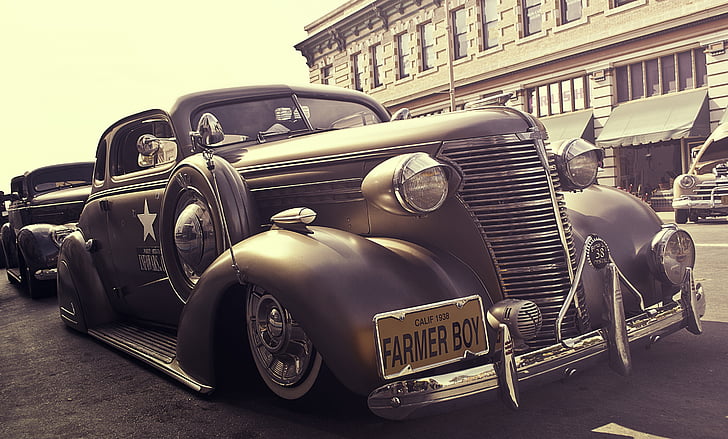 Oldtimer, voiture classique, automobile, voiture, vieux rusty, Vintage automobile, transport