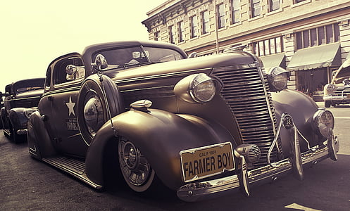 Oldtimer, klassisk bil, Automobile, bil, gamla rostiga, Vintage bil, transport