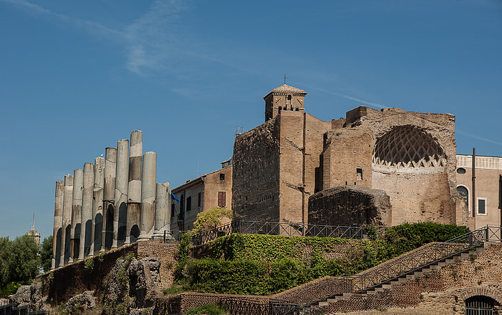 Roma, Colosseu, Fòrum, l'arquitectura