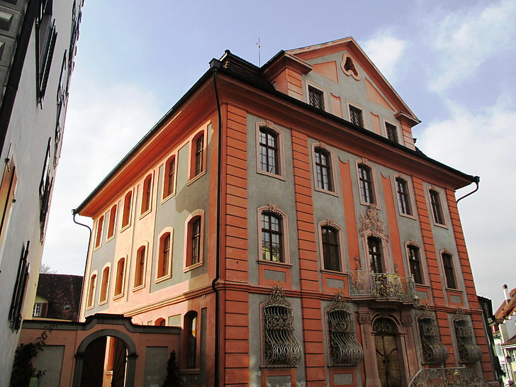 Municipio, centro storico, sole, luce, storicamente, Bischofszell, Turgovia
