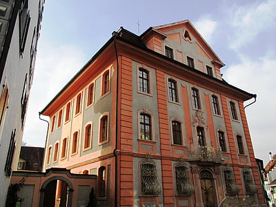 városháza, óváros, nap, fény, történelmileg, bischofszell, Thurgau
