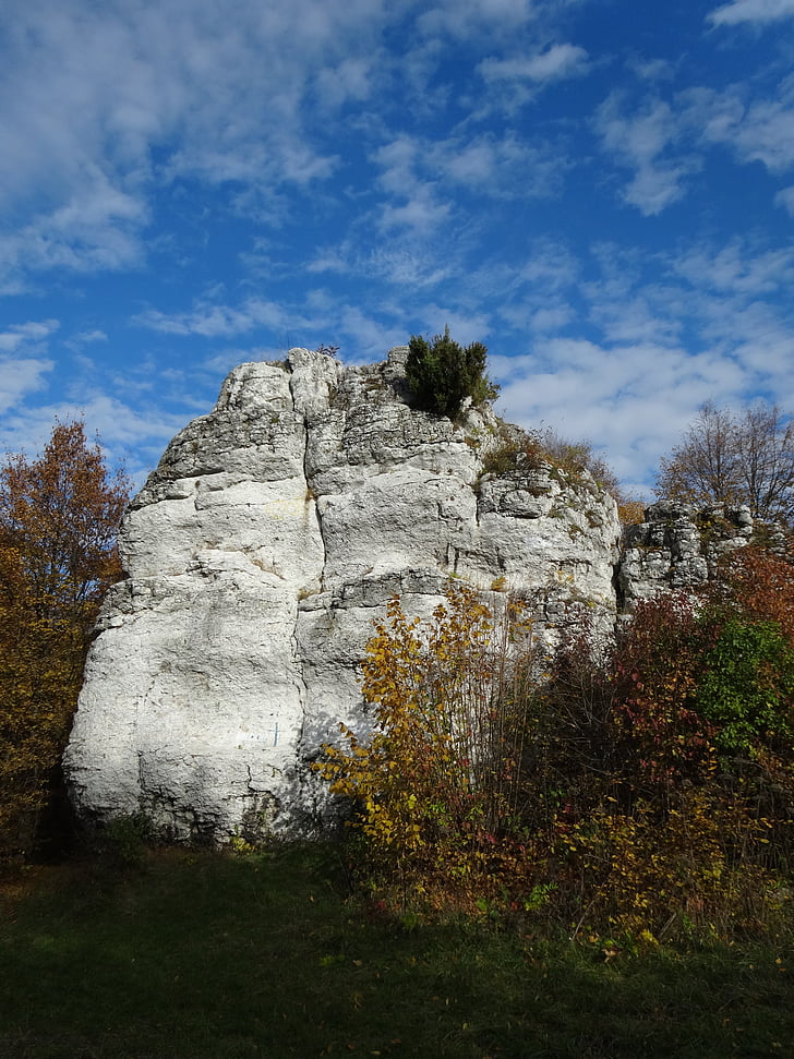скали, природата, пейзаж, Есен, Туризъм, дърво, рок - обект